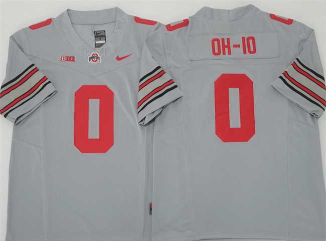 Men's Ohio State Buckeyes #0 OH-IO Gray 2025 F.U.S.E. Limited Stitched Jersey,We sell and wholesale Men's Ohio State Buckeyes #0 OH-IO Gray 2025 F.U.S.E. Limited Stitched Jersey on line form chian!